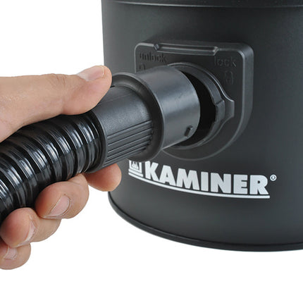 Kaminer Zakloze Industriële As- en Openhaard Stofzuiger 10L – 800W – HEPA Dubbel Filter – Blaasfunctie – Voor Haard, Pelletkachel, Grill & Werkplaats