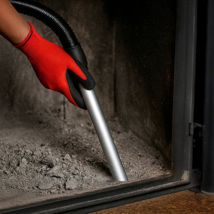 Kaminer Zakloze Industriële As- en Openhaard Stofzuiger 10L – 800W – HEPA Dubbel Filter – Blaasfunctie – Voor Haard, Pelletkachel, Grill & Werkplaats