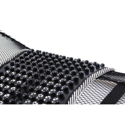 Malatec Corrigerende Rugsteun – Bureaustoel & Autostoel – Ergonomische Lendensteun – Met Massagekralen – Ademend Gaas – Houdingscorrectie