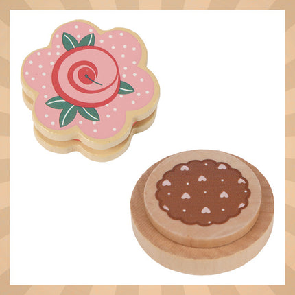 Kruzzel Houten Theeset – Kinderkeukenset met Dienblad, Theepot, Kopjes & Accessoires – Veilig Hout – 15-delige Speelset – Perfect Cadeau