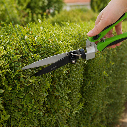 Grasschaar met 180° Draaibaar Snijblad – Handmatige Grasschaar – Heggenschaar – Voor Gazonranden en Struiken
