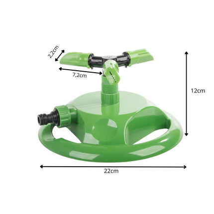 Divodv Tuinsproeier 360° Draaibaar – 3-Arms Gazonsproeier voor 180 m² – Automatische Sprinkler voor Tuin, Gazon & Bloemperken