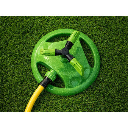 Divodv Tuinsproeier 360° Draaibaar – 3-Arms Gazonsproeier voor 180 m² – Automatische Sprinkler voor Tuin, Gazon & Bloemperken