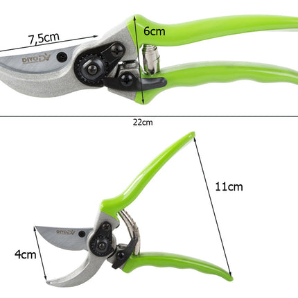 Snoeischaar voor Planten en Struiken – Tuinschaar – Snoeischaar voor Verse Takken – Ergonomische Handgreep – 22 cm