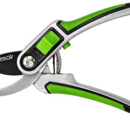 Snoeischaar 22 cm – Heavy Duty – Gehard Stalen Blad – Verstelbare Bladopening – Voor Takken, Struiken en Planten