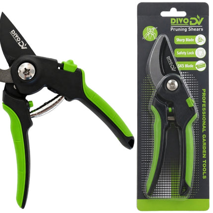 Snoeischaar 20 cm – Heavy Duty – Gehard Stalen Blad – Voor Takken, Struiken en Planten