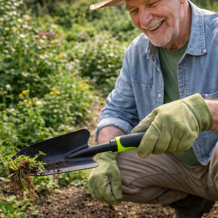 Handschep 33 cm – Plantschep – Tuinschep – Handschep voor Planten, Verpotten en Tuinieren – Gehard Staal
