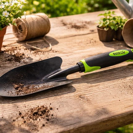 Handschep 33 cm – Plantschep – Tuinschep – Handschep voor Planten, Verpotten en Tuinieren – Gehard Staal