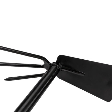 Dubbele Handhak 31 cm – Handcultivator en Tuinhak – 2-in-1 Onkruidwieder – Voor Losmaken van Grond en Wieden