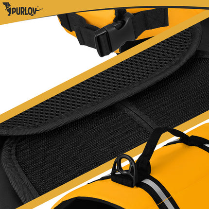 Reddingsvest Hond S – Honden Zwemvest 4-7 kg – Veiligheidsvest voor Honden – Reflecterend – Geel