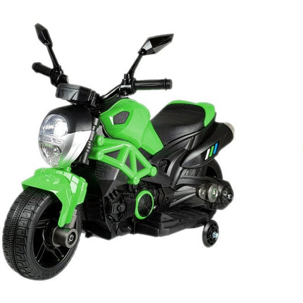 Elektrische naked bike - kindermotor - motor voor kinderen tot 25kg max 1-3 km/h groen