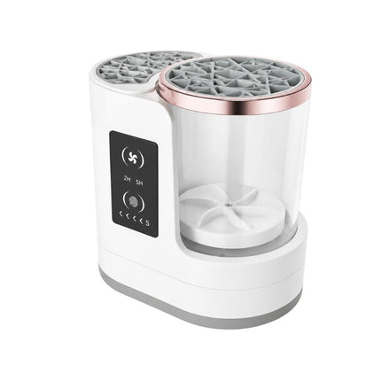 Elektrische Make-up Kwastenreiniger – Automatische Kwastenreiniger met Droogfunctie – USB-C – Wit