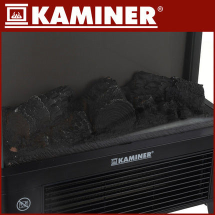 Kaminer Embego 2000W elektrische haard – 3D vuureffect – Ventilatorkachel – Afstandsbediening & Veiligheidsfuncties