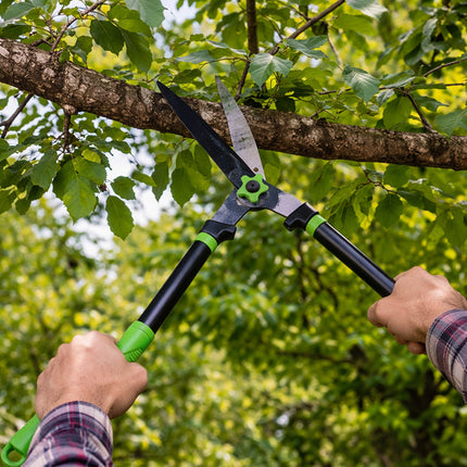 Heggenschaar 59 cm – Handmatige Heggenschaar – Tuinschaar voor Hagen, Struiken en Sierplanten – Gehard Staal