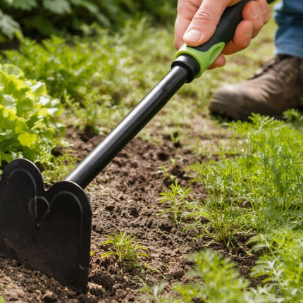 Handhak 30 cm – Tuinhak – Handcultivator – Onkruidwieder – Voor Losmaken van Grond en Wieden