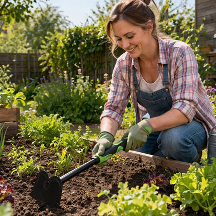 Handhak 30 cm – Tuinhak – Handcultivator – Onkruidwieder – Voor Losmaken van Grond en Wieden