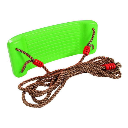 Tuinschommel voor kinderen / kinderschommel met touwen max 100kg groen 44cm x 17cm