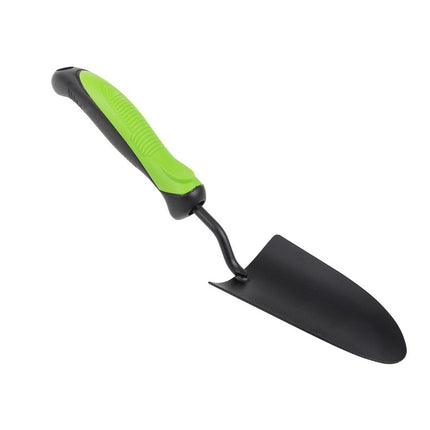 Tuingereedschapset 3-delig met Tas – Snoeischaar, Troffel en Schoffel – Tuingereedschap – Ergonomisch – Zwart/Groen