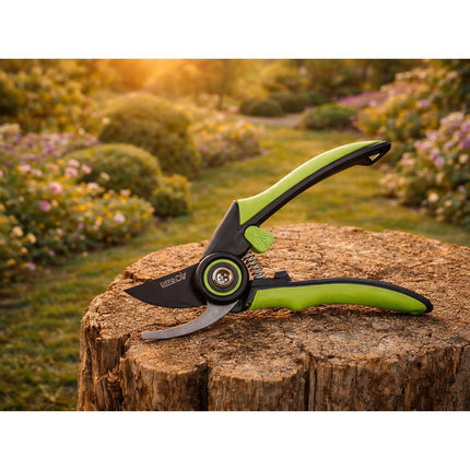 Tuingereedschapset 4-delig – Snoeischaar, Troffel, Handvork en Cultivator – Tuingereedschap – Ergonomisch – Zwart/Groen