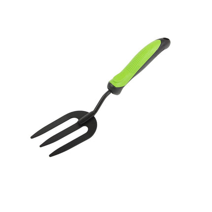 Tuingereedschapset 4-delig – Snoeischaar, Troffel, Handvork en Cultivator – Tuingereedschap – Ergonomisch – Zwart/Groen