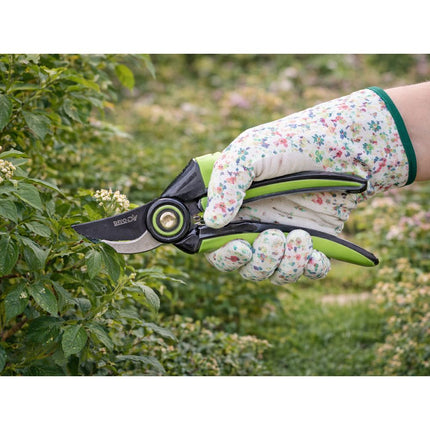 Tuingereedschapset 4-delig – Snoeischaar, Troffel, Handvork en Cultivator – Tuingereedschap – Ergonomisch – Zwart/Groen