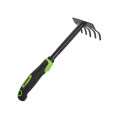 Tuingereedschapset 3-delig met Tas – Tuinset met Troffel, Hark en Handvork – Tuingereedschap – Ergonomisch – Zwart/Groen
