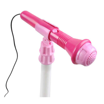 Elektrische Gitaar voor Kinderen Roze – Inclusief Microfoonstandaard, Versterker, Gitaarband & MP3 Functie – Licht- & Geluidseffecten