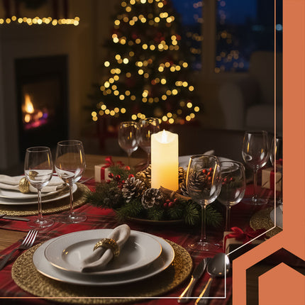 Ruhhy LED Grafkaars Inzet 17 cm – Warm Wit Flikker Effect – 1 Stuk – Veilig & Batterijgevoed LED Kaarslicht