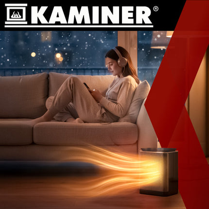 Kaminer Lumni PTC 1500W keramische kachel – Energiezuinig – LED Display – Snel & Stil Verwarmen