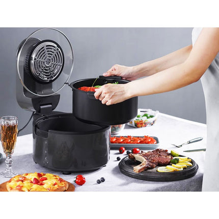 SPRX Olievrije Airfryer 5L 1200W - Gezond Koken Zonder Olie - Snel Knapperig en Moeiteloos - Voor Elke Dag - Zwart