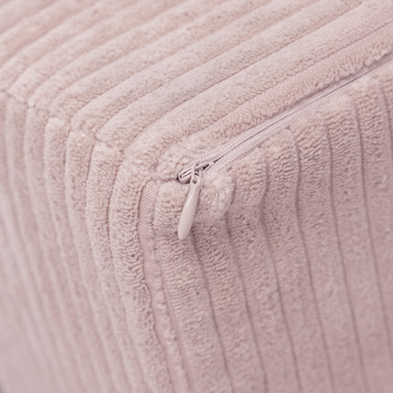 Plush Nest Kinderfauteuil Corduroy Roze – Zachte Peuterstoel – 12+ mnd – Lichtgewicht – 40x53 cm