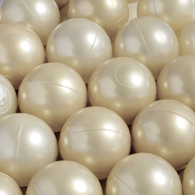Trendmix Extra Gouden Ballenbak Ballen – Set van 50 Stuks – 6 cm – Veilig & Flexibel – Goud