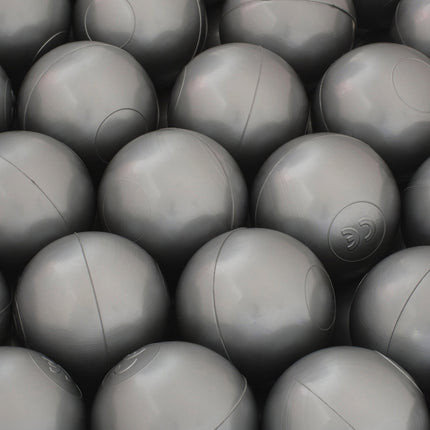 Luxe Ronde Ballenbak 90x30 cm met 200 Ballen – Blauw Corduroy Ballenbad voor Baby & Peuter – Trendmix Educatief Speelplezier