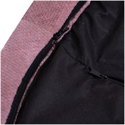Trendmix Luxe Ronde Ballenbak voor Kinderen en Baby's – Ballenbad 90x30 cm – Roze Premium Chenille – 200 Kleurrijke Ballen 6 cm Parel, Lichtroze & Goud