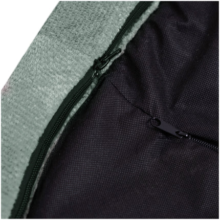 Trendmix Luxe Ronde Ballenbak voor Kinderen en Baby's – Ballenbad 90x30 cm – Groen Premium Chenille – 200 Kleurrijke Ballen 6 cm Parel, Mint & Goud