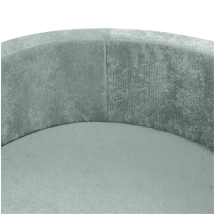 Trendmix Luxe Ronde Ballenbak voor Kinderen en Baby's – Ballenbad 90x30 cm – Groen Premium Chenille – 200 Kleurrijke Ballen 6 cm Parel, Mint & Goud