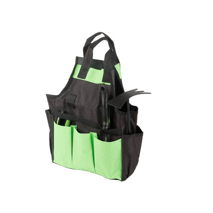 Gereedschapstas Tuin – Tuingereedschap Tas – Gereedschap Organizer – Grote Opbergtas voor Tuingereedschap, Werkplaats, Garage en Klussen – Zwart/Groen
