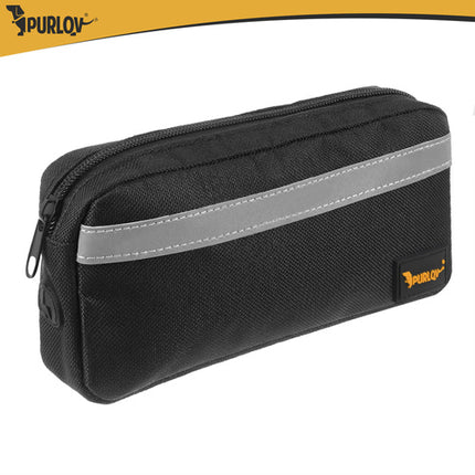 Handsfree Hondenriem met Heupgordel – Schokdempende Hondenriem – Reflecterend – Tot 50 kg – Heuptas – Zwart/Geel