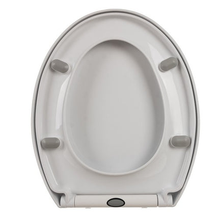 Universele Softclose WC-Bril – Afneembaar – Quick Release – RVS Scharnieren – Wit
