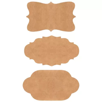 Ruhhy Zelfklevende Stickers – 300 stuks – Cadeaulabels & Etiketten – Lichtbruin – Papier op Rol – Voor Cadeaus, Potjes & Adventskalenders