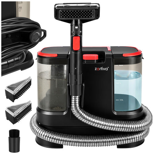 VacTrim Zortiva Wasstofzuiger 800W – 17.000 Pa – Bekledingreiniger – Tapijtreiniger – Waterstofzuiger – Dierenhaar – 1800 ml