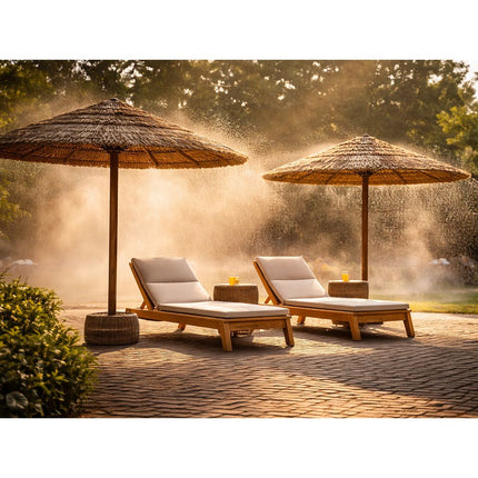 Vernevelaar Watergordijn Irrigatiesysteem 15 Meter – Automatische Tuinbewatering – Verneveling – Terras Koeling