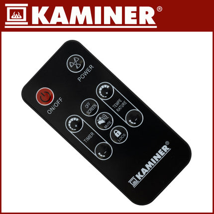 Kaminer Zelva Elektrische Glazen Verwarming – 2500W – WiFi & Afstandsbediening – Slimme Glazen Radiator – Zwart