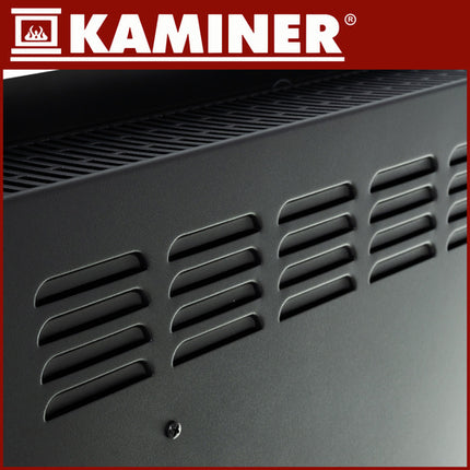 Kaminer Zelva Elektrische Glazen Verwarming – 2500W – WiFi & Afstandsbediening – Slimme Glazen Radiator – Zwart