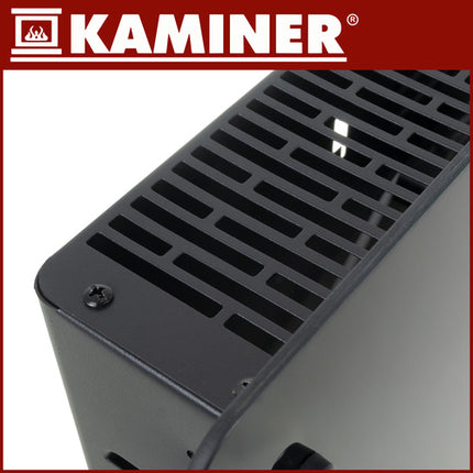 Kaminer Zelva Elektrische Glazen Verwarming – 2500W – WiFi & Afstandsbediening – Slimme Glazen Radiator – Zwart