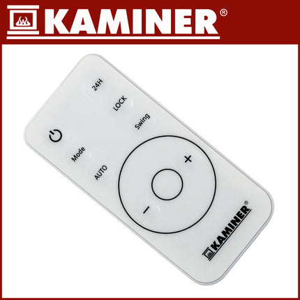 Kaminer Zelvion Elektrische Wandverwarming Wit – Slimme Luchtgordijnverwarming 2000W met WiFi, App & Afstandsbediening – Energiezuinig & Stil