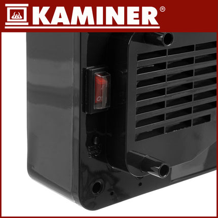 Kaminer Zelvion Elektrische Wandverwarming met LED-display & WiFi – Slimme Luchtgordijnverwarming 2000W met App & Afstandsbediening – Energiezuinig & Stil