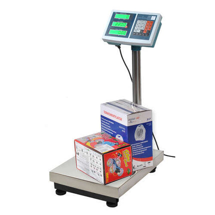 Malatec Digitale Platformweegschaal - Elektronische Pakket Weegschaal - Tot 100 kg Nauwkeurigheid 50 g
