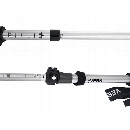Opvouwbare Wandelstokken – Verstelbare Trekkingstokken – Nordic Walking Stokken – Anti-Shock – Aluminium – Set van 2 – Zilver