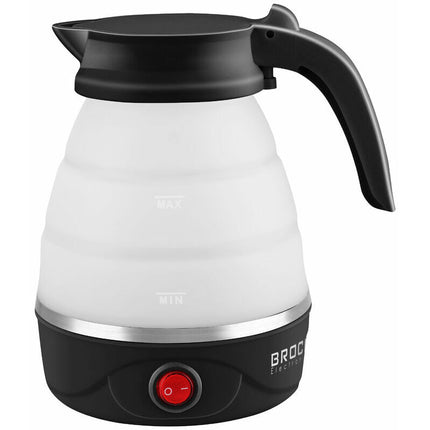 Opvouwbare Elektrische Reiswaterkoker 0.5L – Compacte Mini Waterkoker voor Camping, Reizen & Hotel – 800W – Draagbare Vouwbare Waterkoker – Zwart